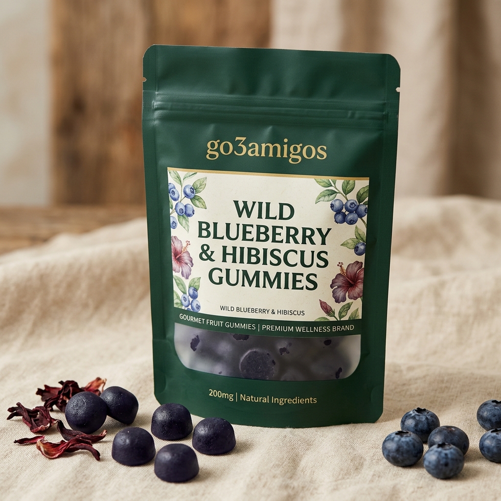 Wild Blueberry & Hibiscus Gummies