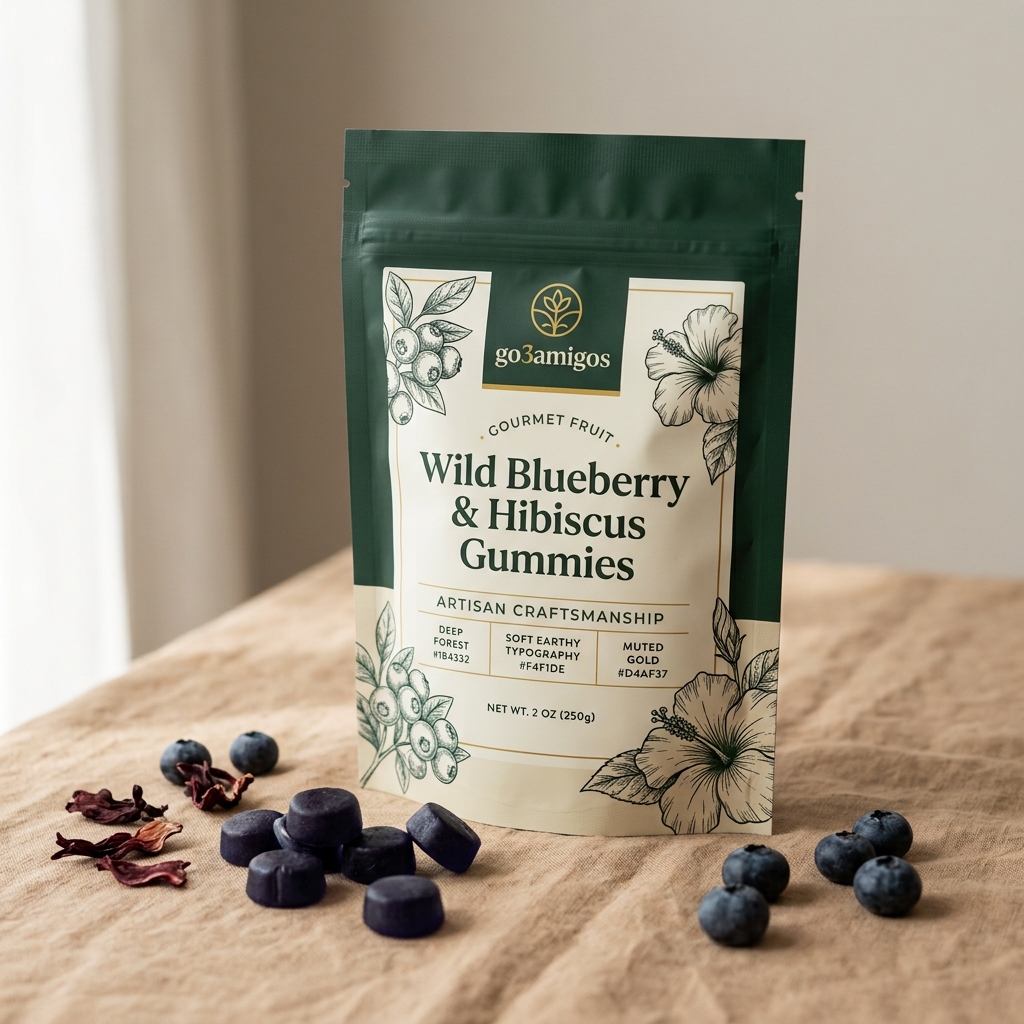 Wild Blueberry & Hibiscus Gummies - Image 3
