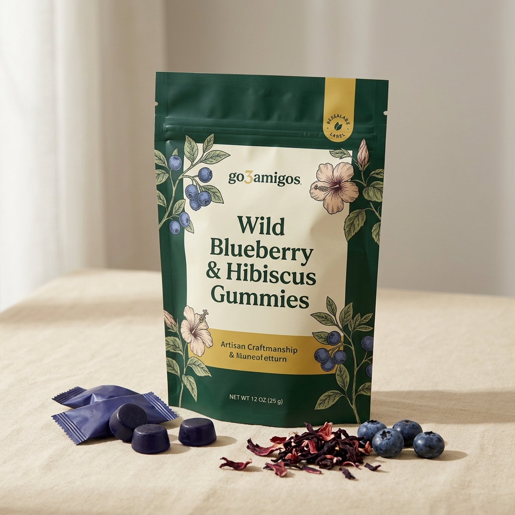 Wild Blueberry & Hibiscus Gummies - Image 4